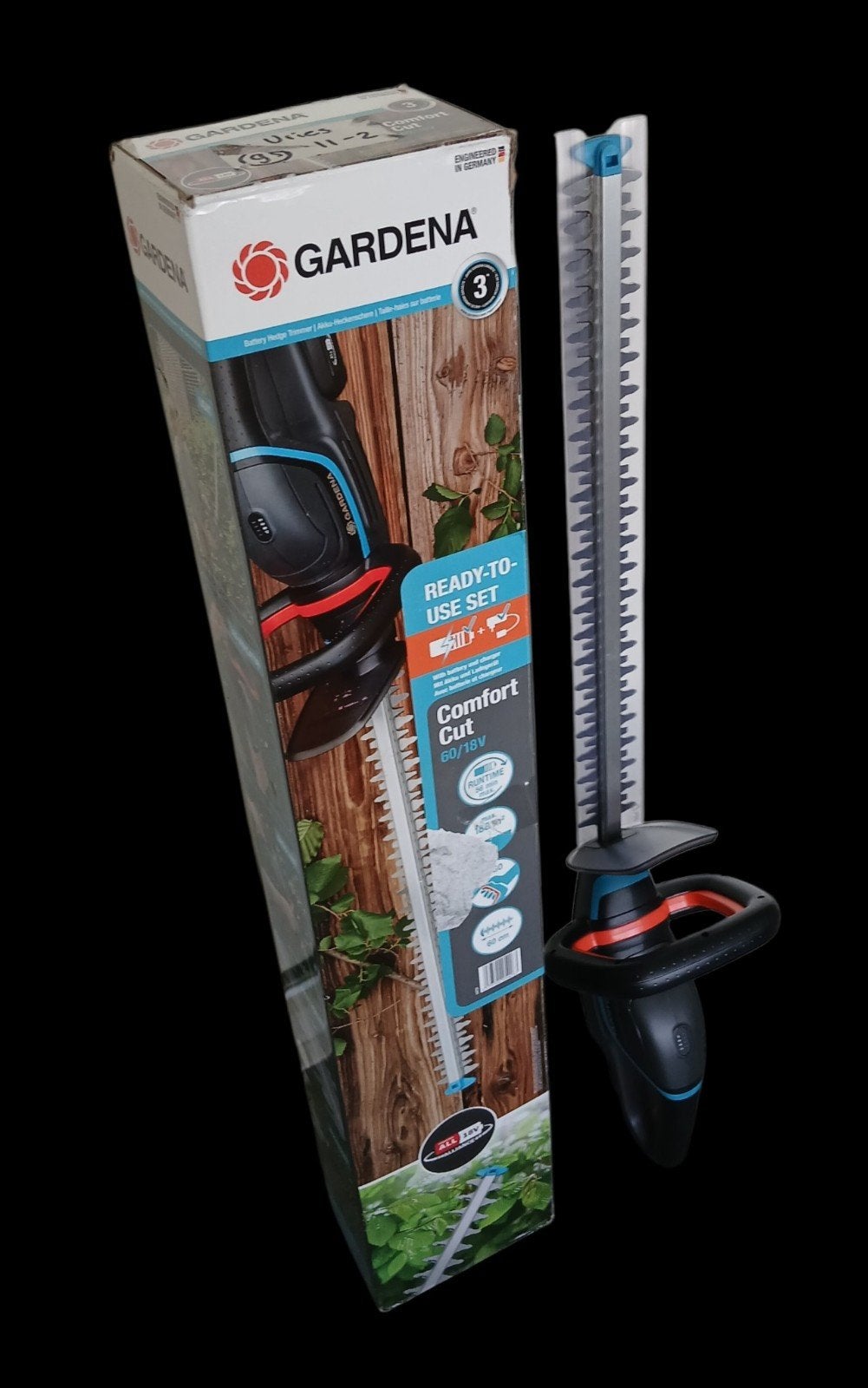 Nieuw! Gardena heggenschaar comfortcut 60 cm plus accu/lader, Ophalen of Verzenden, Nieuw, Accu, Gardena