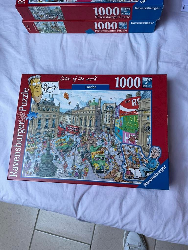 Fleroux: Cities of the world, Ophalen of Verzenden, 500 t/m 1500 stukjes, Zo goed als nieuw