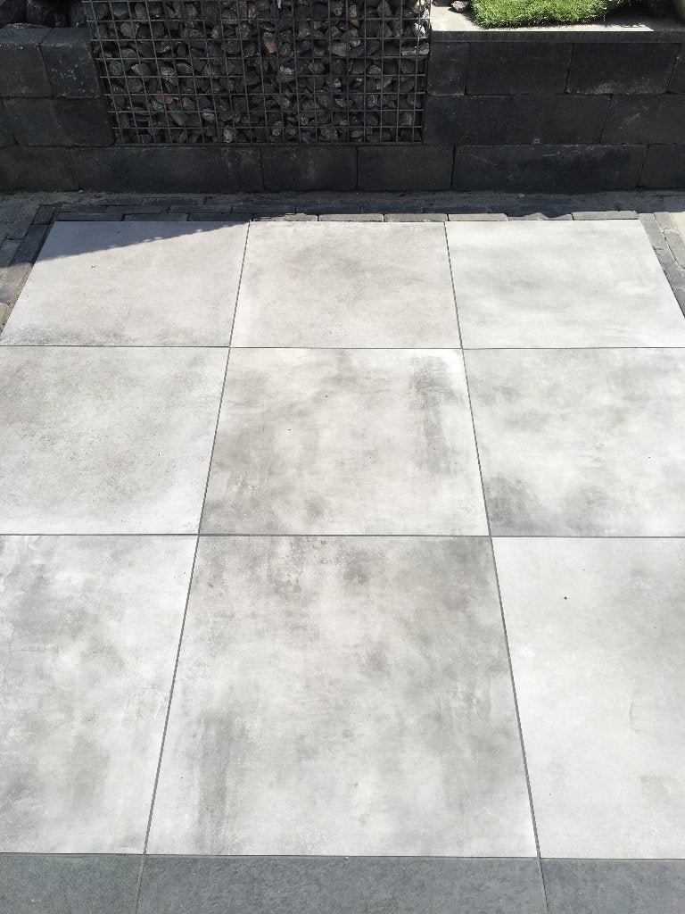 keramische terrastegels basic grey 60x60x2 cm partijtegels, Keramiek, Nieuw, Ophalen of Verzenden, 10 m² of meer