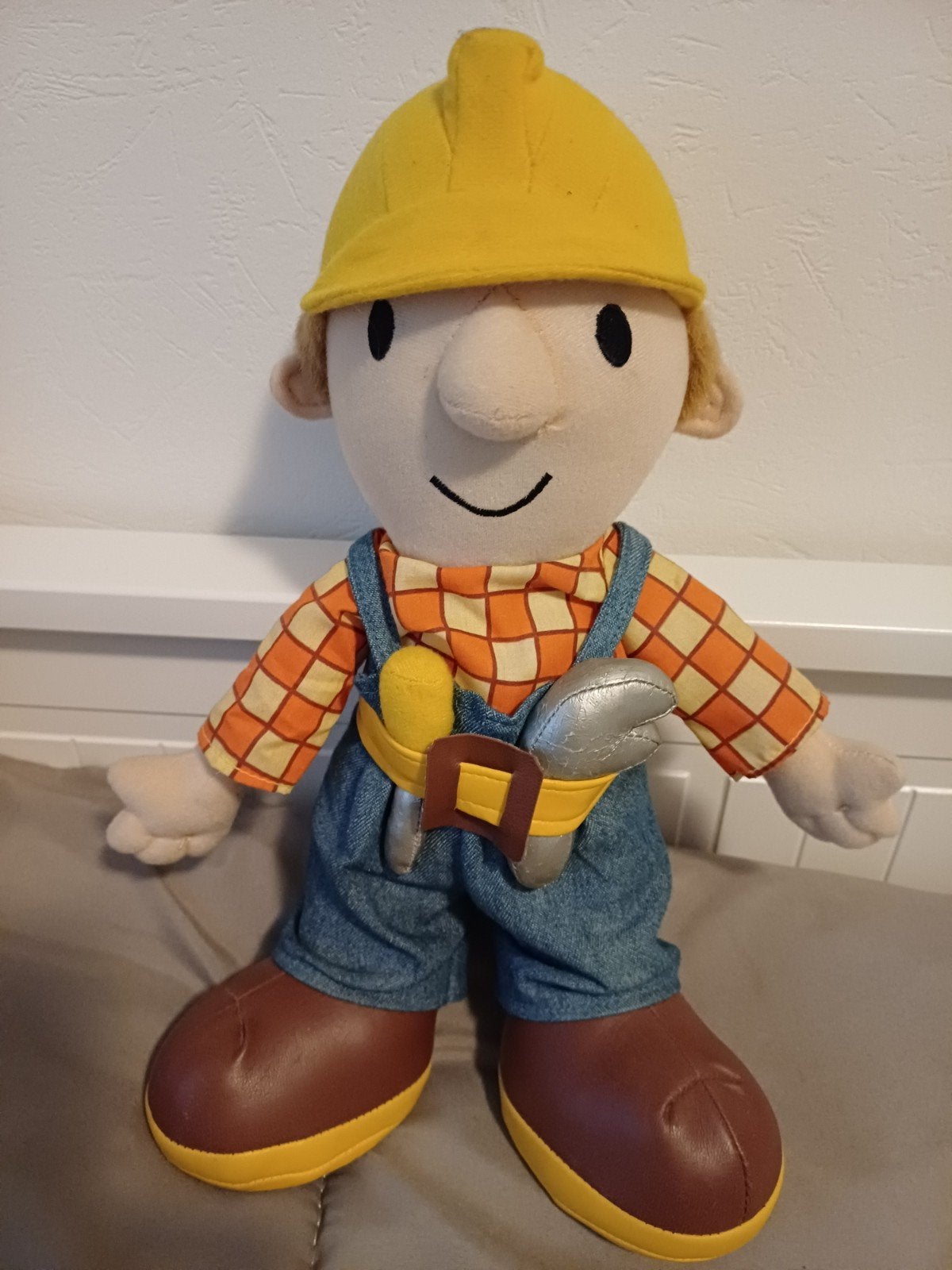 Bob de Bouwer Knuffel - 36cm, Gebruikt, Overige merken, Overige karakters, Overige typen