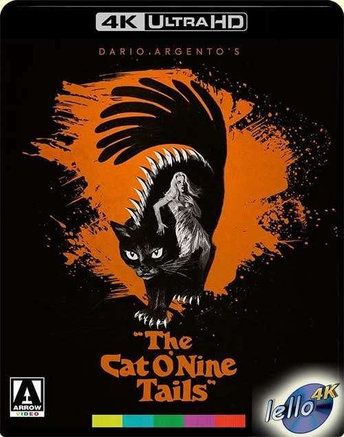Blu-ray 4K: Dario Argento's The Cat o' Nine Tails (1971) UKC, Ophalen of Verzenden, Nieuw in verpakking, 4K Ultra HD Blu-ray, Horror