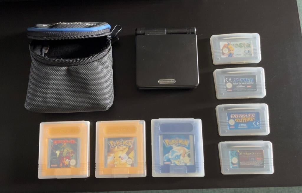 Gameboy advance sp met pokemon spellen *perfecte staat*, Ophalen of Verzenden, Zo goed als nieuw, Game Boy Advance SP
