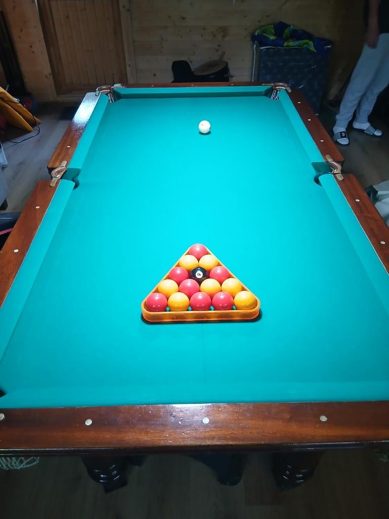 Complete 6 ft Pooltafel met Accessoires, Sport en Fitness, Ophalen, Gebruikt, Pooltafel