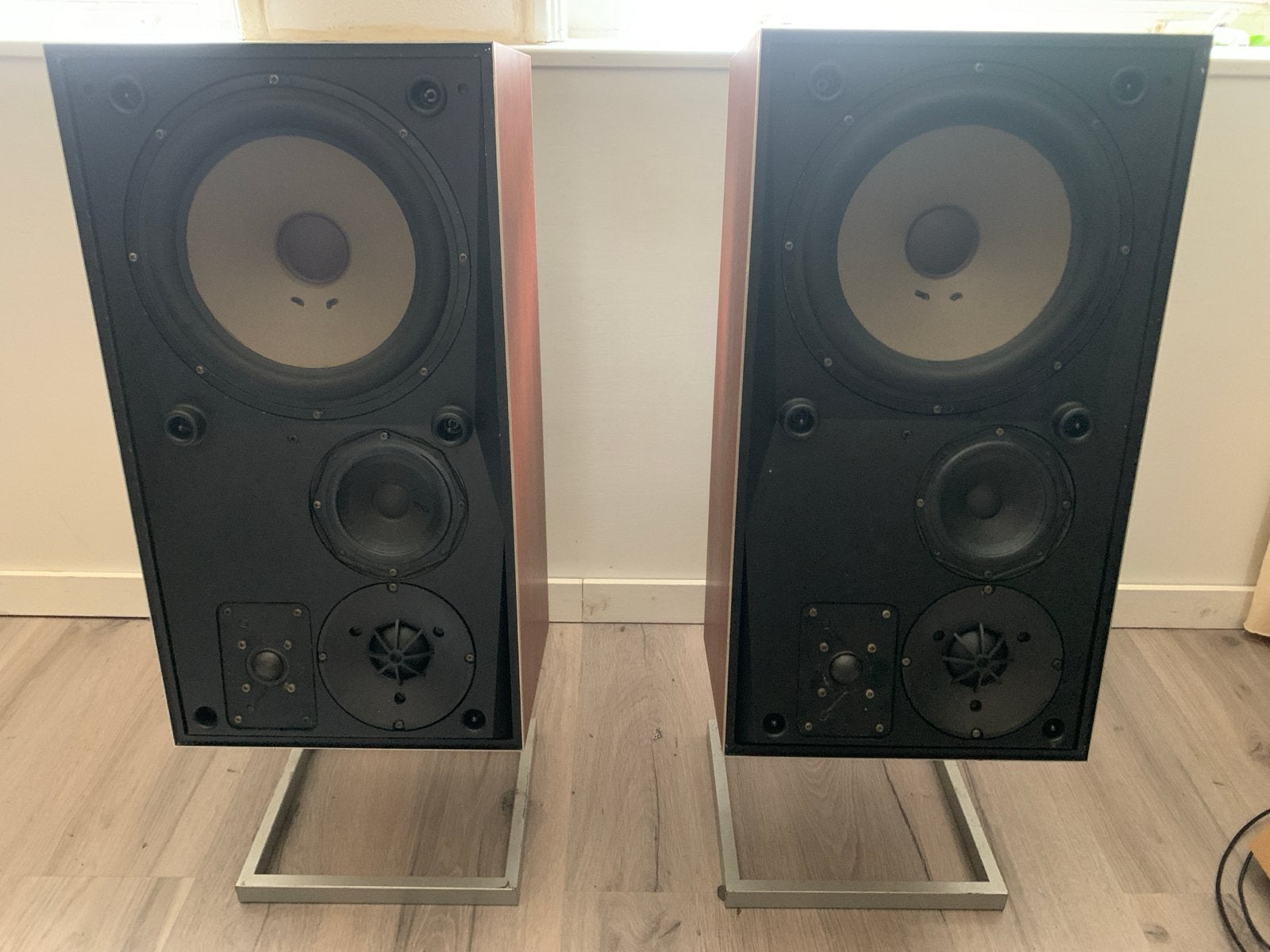 Bang & Olufsen Beovox S75 - recapped, Stereo speakers, Gebruikt, Inclusief standaarden, 60 tot 120 watt