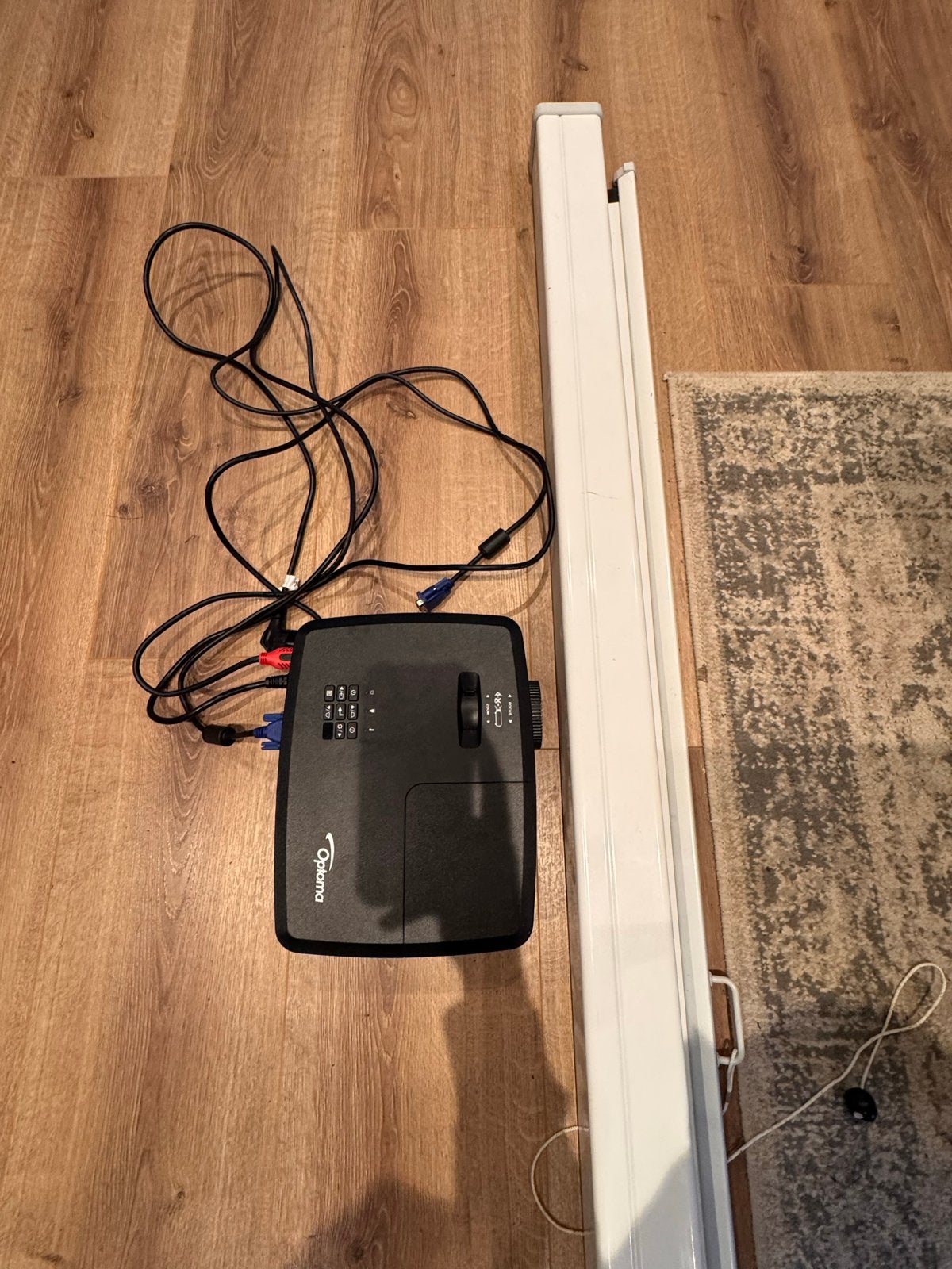 Optoma Beamer met scherm, Ophalen, Gebruikt, DLP, Overige resoluties