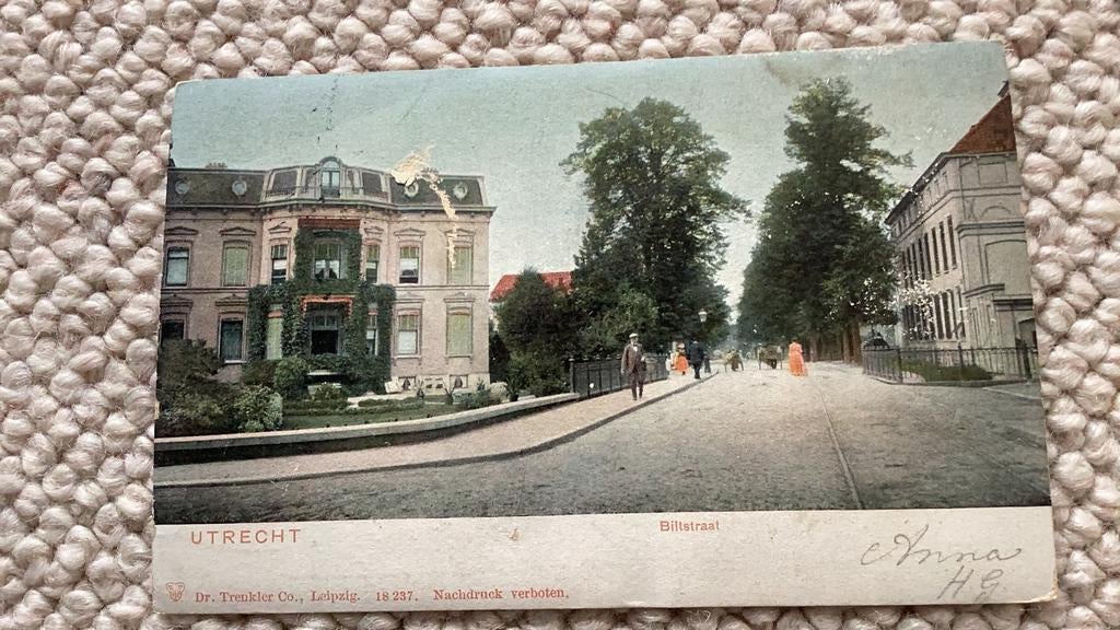 Ansichtkaart Utrecht Biltstraat begin 1900. 936, Ophalen of Verzenden, Voor 1920, Gelopen, Utrecht