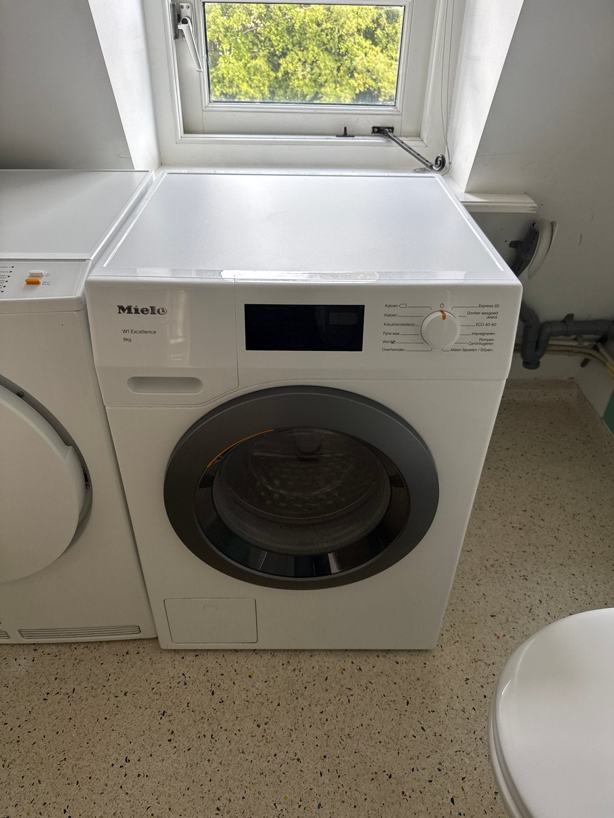 Miele W1 Excellence Wasmachine 8kg, Witgoed en Apparatuur, Ophalen, Gebruikt, 8 tot 10 kg, 1600 toeren of meer