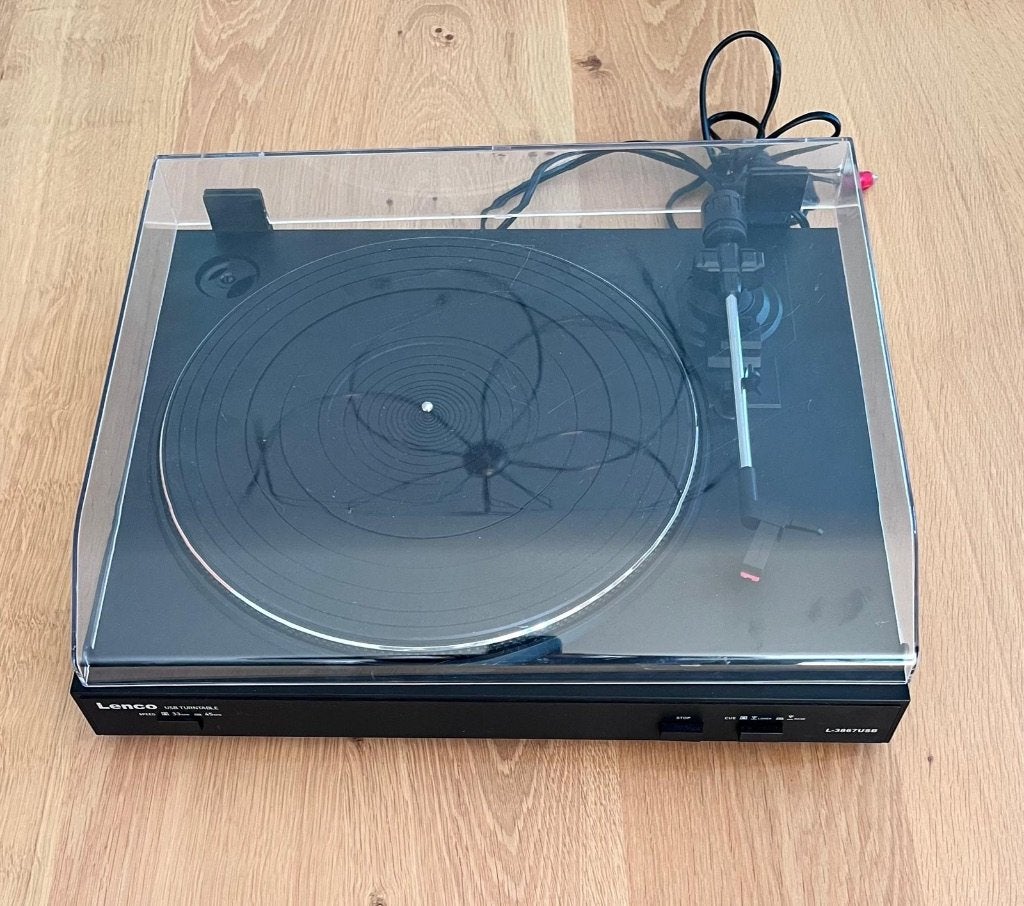 Lenco platenspeler L-3867 USB, Ophalen, Gebruikt, Overige merken, USB-aansluiting