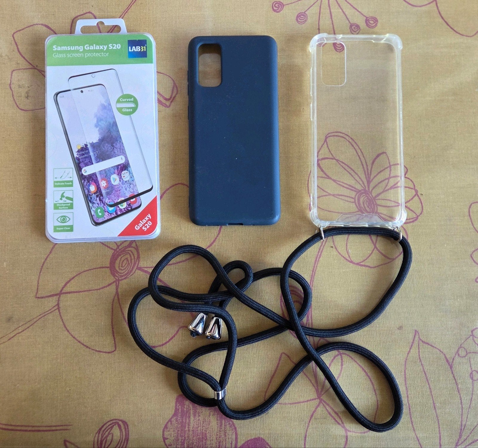 Samsung S20: Screenprotector, Hoesjes donkergrijs, transpar, Ophalen of Verzenden, Nieuw, Overige modellen, Hoesje of Tasje