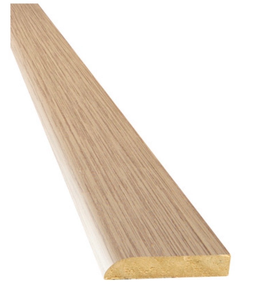 Houten plinten, eiken look, 240 cm lang, Doe-het-zelf en Verbouw, Plinten en Afwerking, Ophalen, Eiken, Nieuw, 200 tot 250 cm
