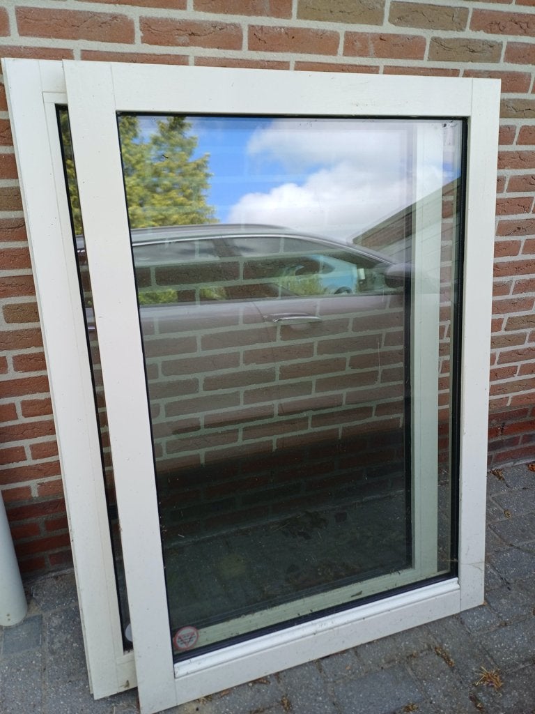 kozijnen met glas, Gebruikt, Raamkozijn, Inclusief glas, 75 tot 150 cm