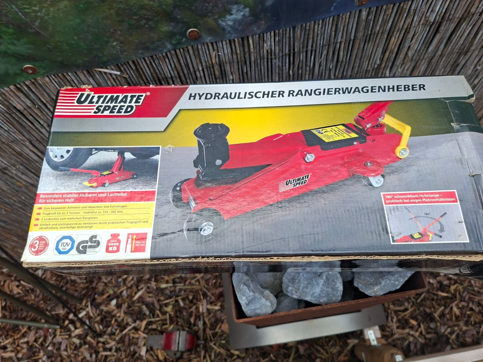 auto krik, Ophalen, Zo goed als nieuw, Hydraulisch, Garagekrik