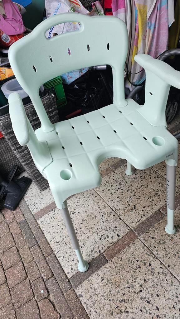stoel voor badkamer, Ophalen, Wit