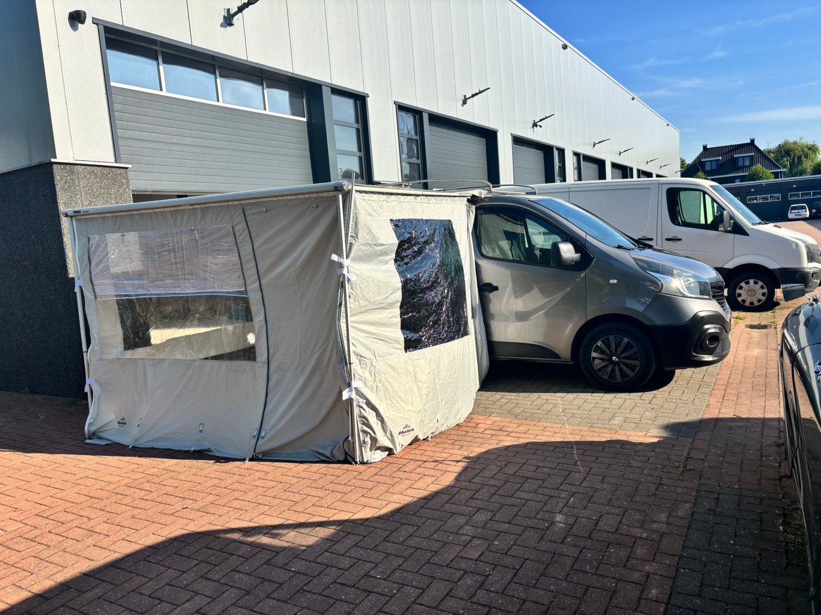 Complete Thule/Obelink luifelset voor buscamper(2x gebruikt), Caravans en Kamperen, Ophalen, Zo goed als nieuw