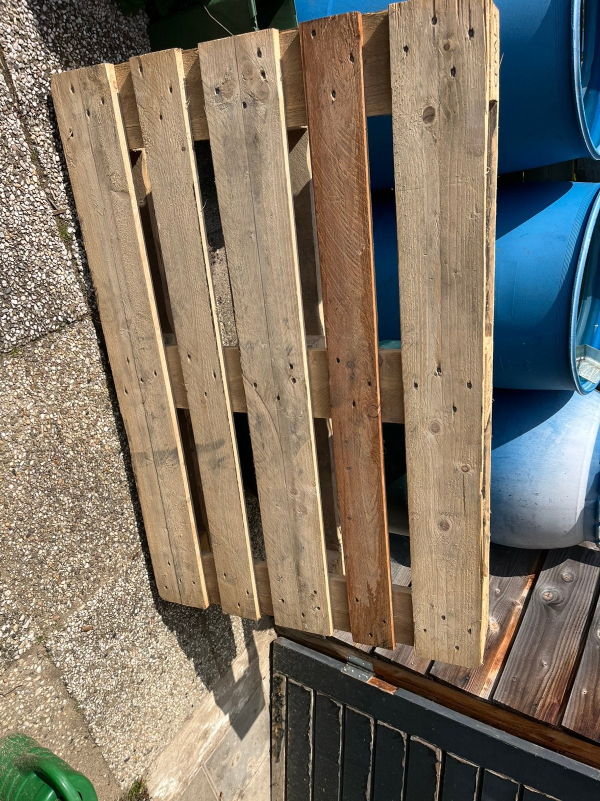 6 euro pallets, Ophalen, Minder dan 25 mm, Zo goed als nieuw, Minder dan 200 cm