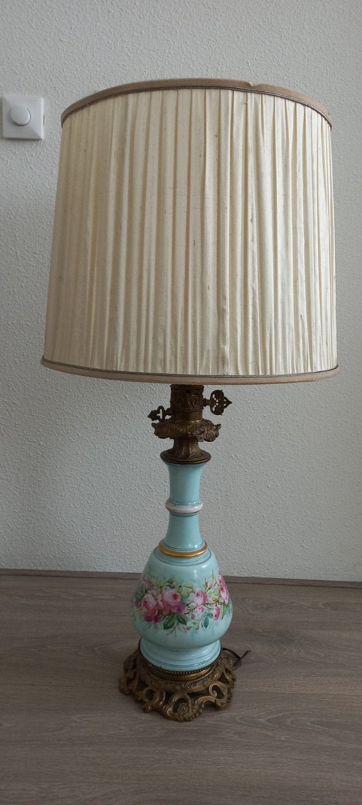 2 antieke schemerlampen, Ophalen, Olielamp