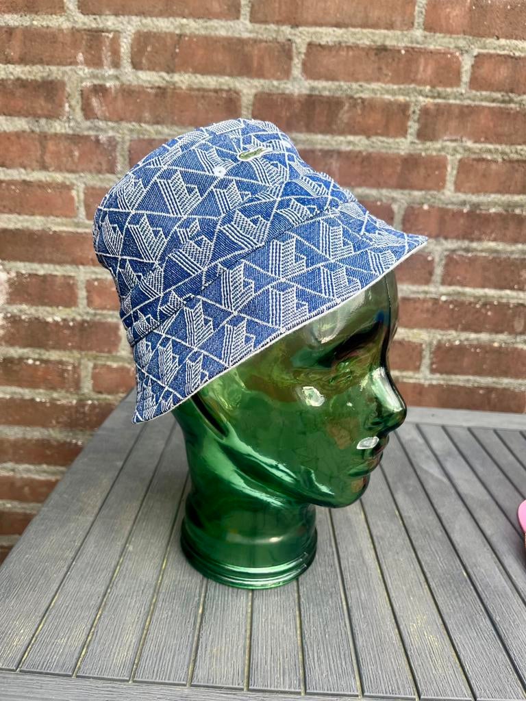 Lacoste geometric fisherman hat hoed small paris marseille, Verzenden, Nieuw, 57 cm (M, 7⅛ inch) of minder, Hoed