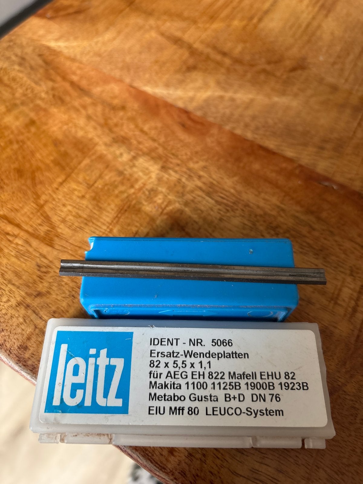 Leitz vervangende wisselplaten 82x5.5x1.1 voor schaafmachine, Ophalen of Verzenden, Nieuw