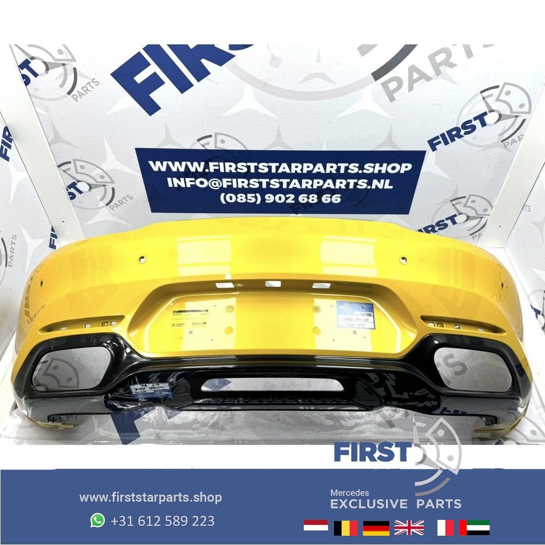 2019 W190 GT S AMG PRE FACELIFT ACHTERBUMPER + CARBON DIFFUS, Gebruikt, -, Ophalen of Verzenden, Achter
