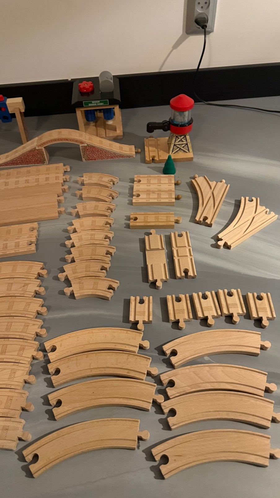Grote set Thomas the train 75 pieces, Ophalen of Verzenden, Zo goed als nieuw