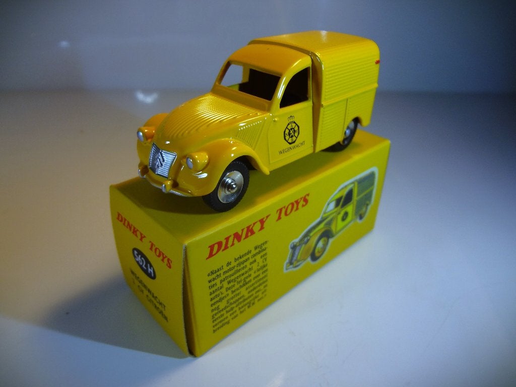 Dinky Toys Citroen 2 CV ANWB Wegenwacht 1963, Ophalen of Verzenden, Zo goed als nieuw, Auto, Dinky Toys