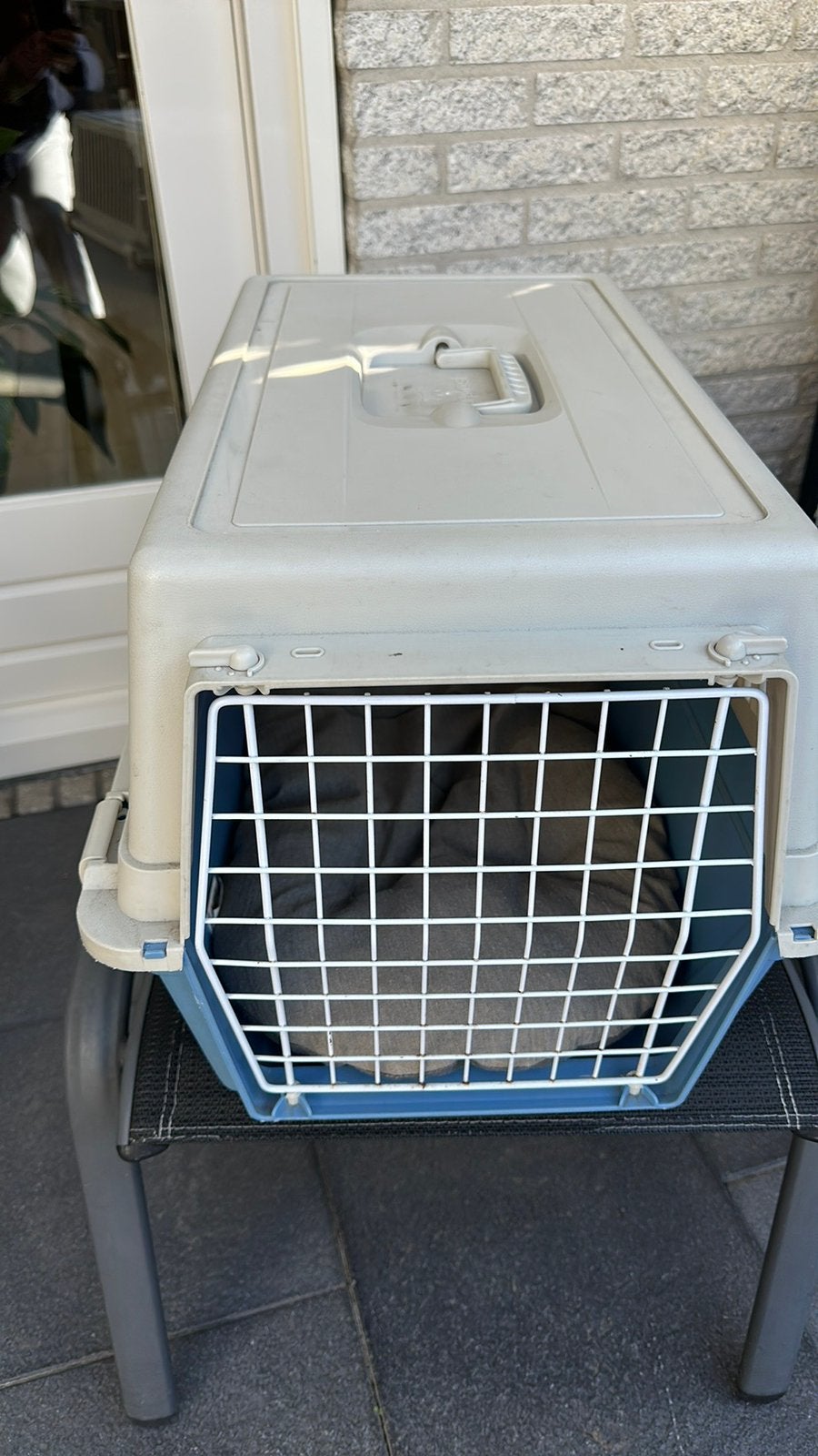 Te koop honden bench , merk ferplast, Dieren en Toebehoren, Ophalen, Zo goed als nieuw