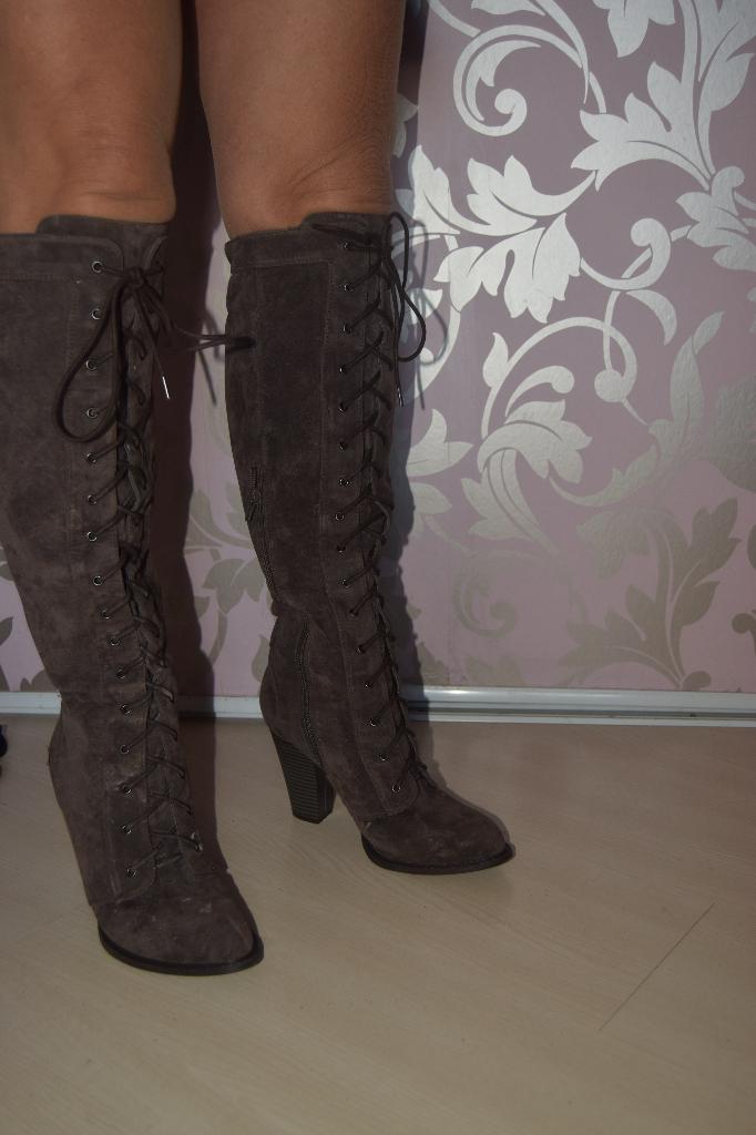 Bruingrijze ( of beige?) Laarzen  mt 41, shoedazzle, Hoge laarzen, Verzenden, Beige, Shoedazzle