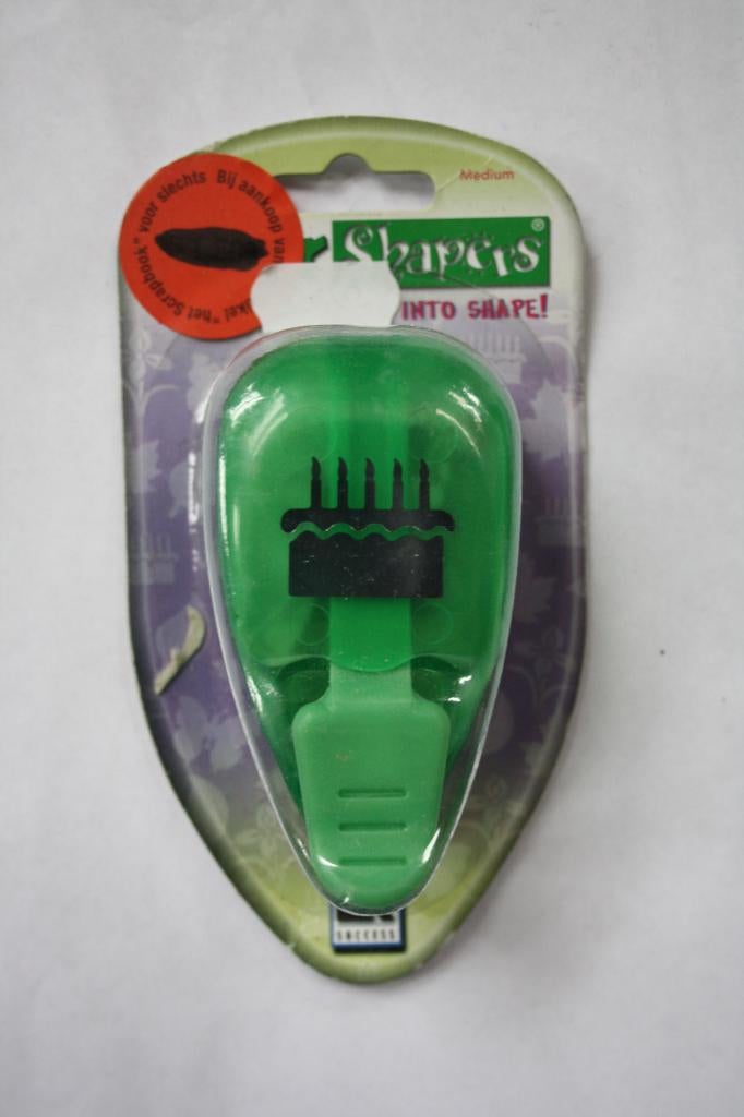 Paper shapers figuurpons verjaardag cake, Ophalen of Verzenden, Nieuw, Overige thema's, Pons of Mal