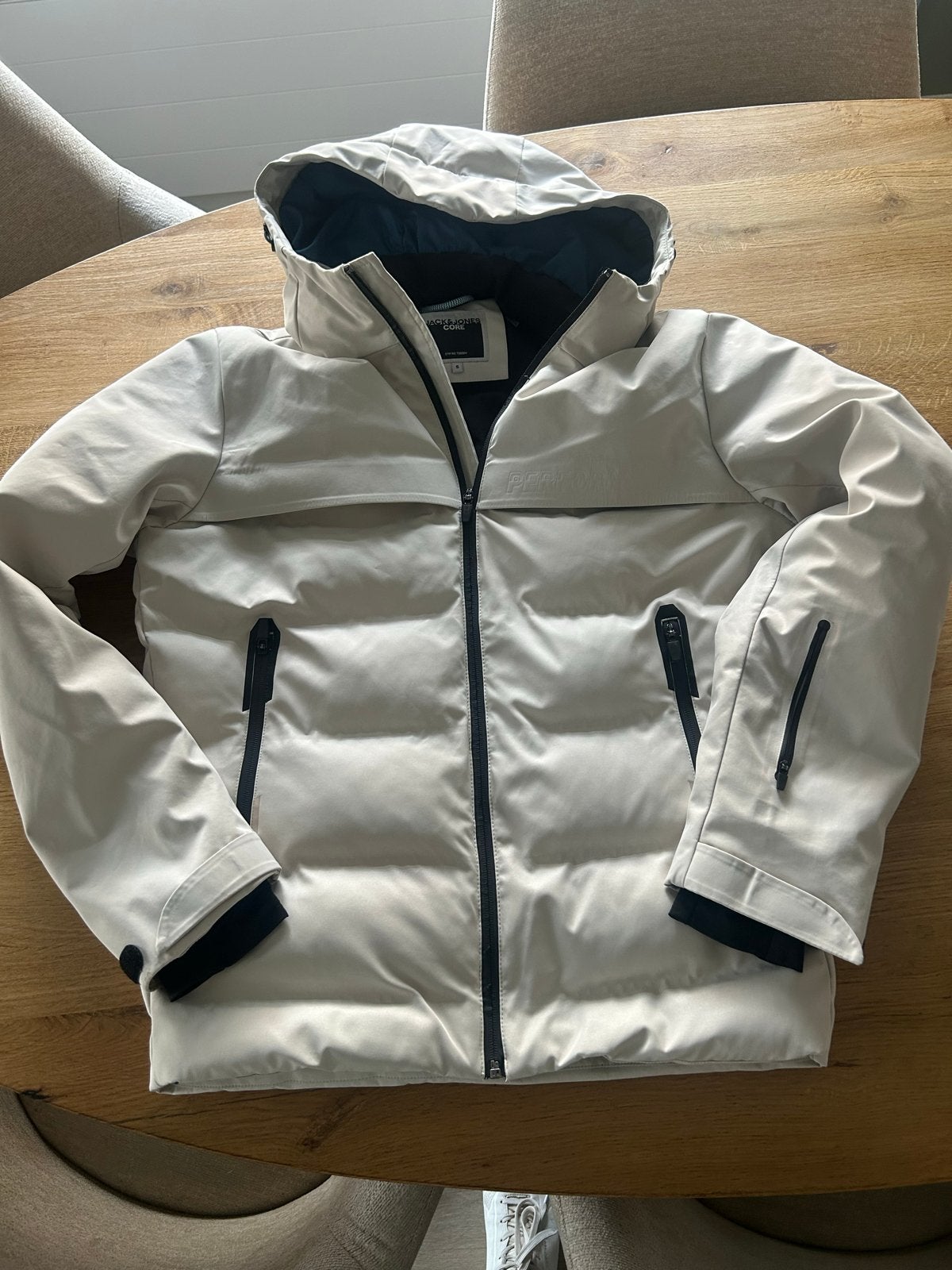 Jack & Jones CORE winterjas maat S, Ophalen of Verzenden, Zo goed als nieuw, Maat 46 (S) of kleiner, Beige