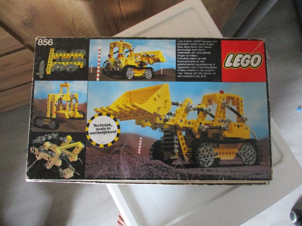 lego technic Set 856 Bulldozer, Kinderen en Baby's, Speelgoed | Duplo en Lego, Ophalen of Verzenden, Gebruikt, Complete set, Lego