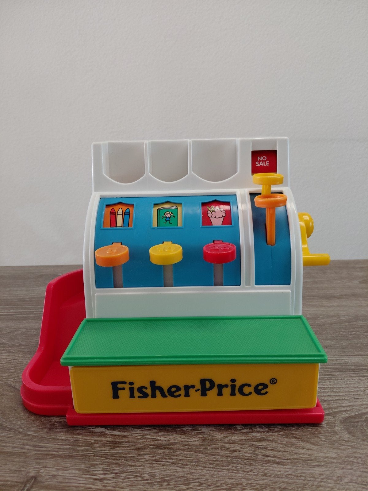 Vintage Fisher-Price Kassa Speelgoed (1994), Ophalen of Verzenden, Gebruikt, Speelset, Met geluid