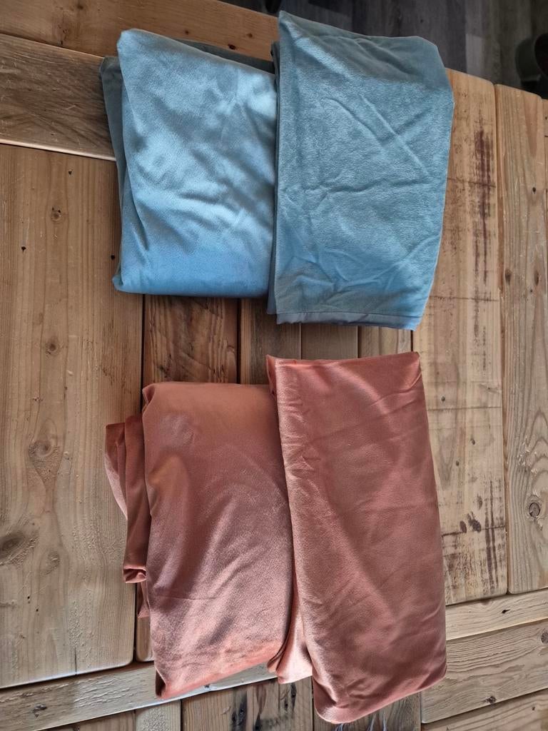4x een 1 persoons dekbedovertrek 90x200, Ophalen of Verzenden, Eenpersoons, Dekbedovertrek