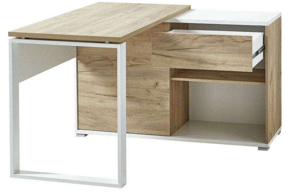 Hoekbureau Lioni met ladeblok, 117 cm, 120 cm, Hoekbureau, Ophalen of Verzenden