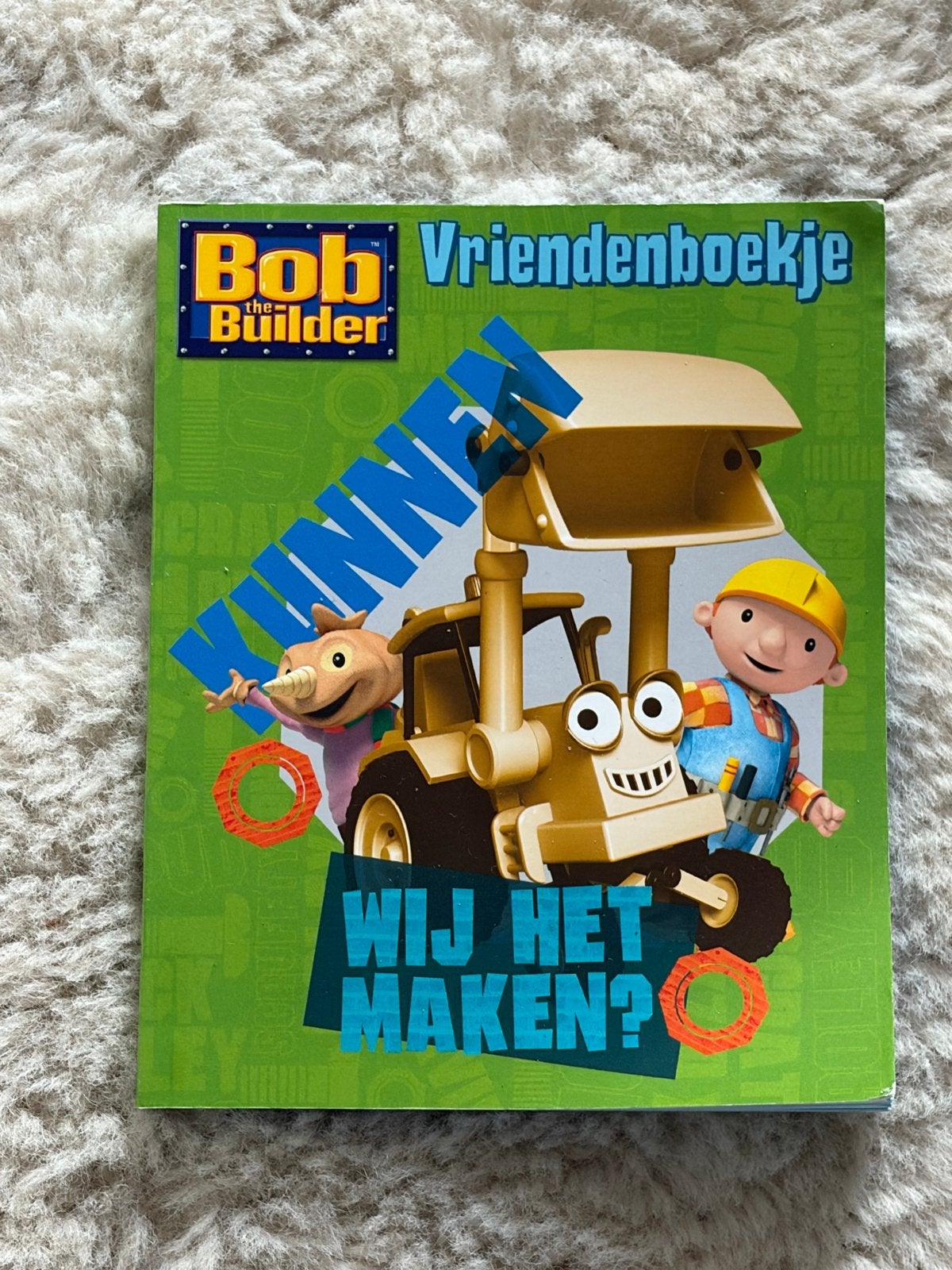 Vriendenboekje Bob de Bouwer - Wie het maakt?, Ophalen of Verzenden, Zo goed als nieuw, 3 tot 4 jaar