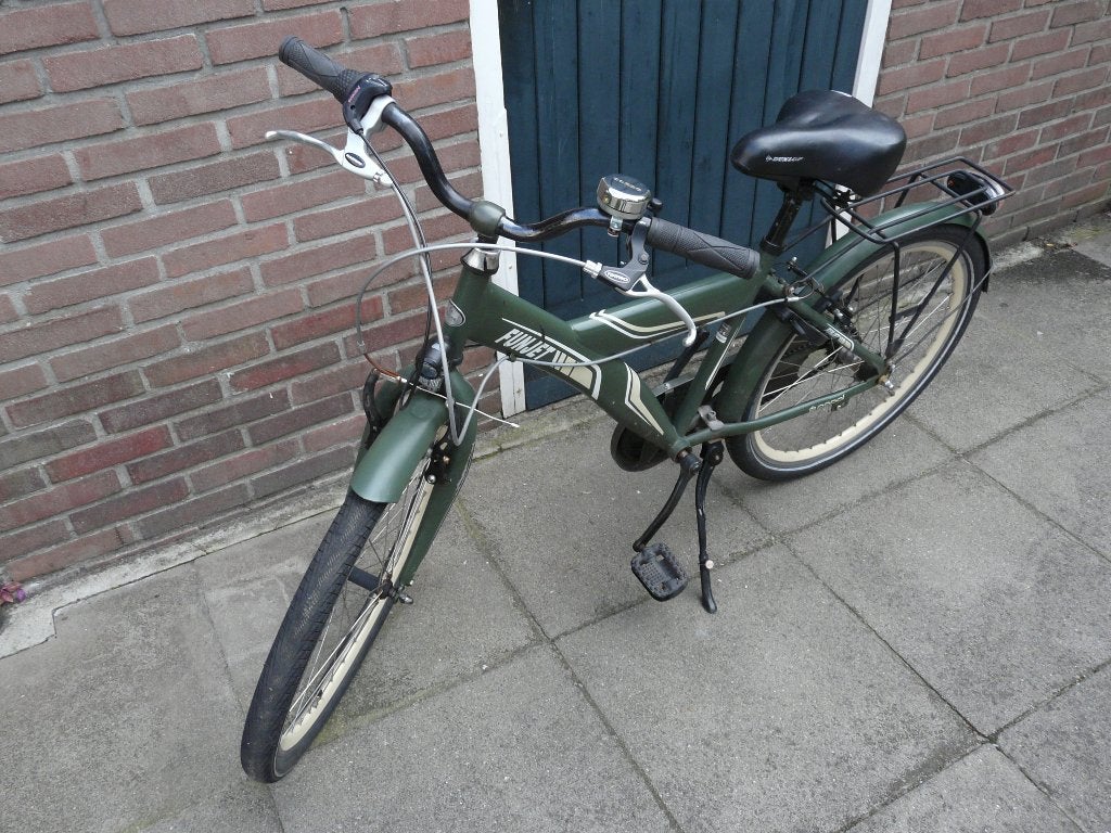 jongensfiets, Ophalen, Gebruikt, Velgrem, Versnellingen