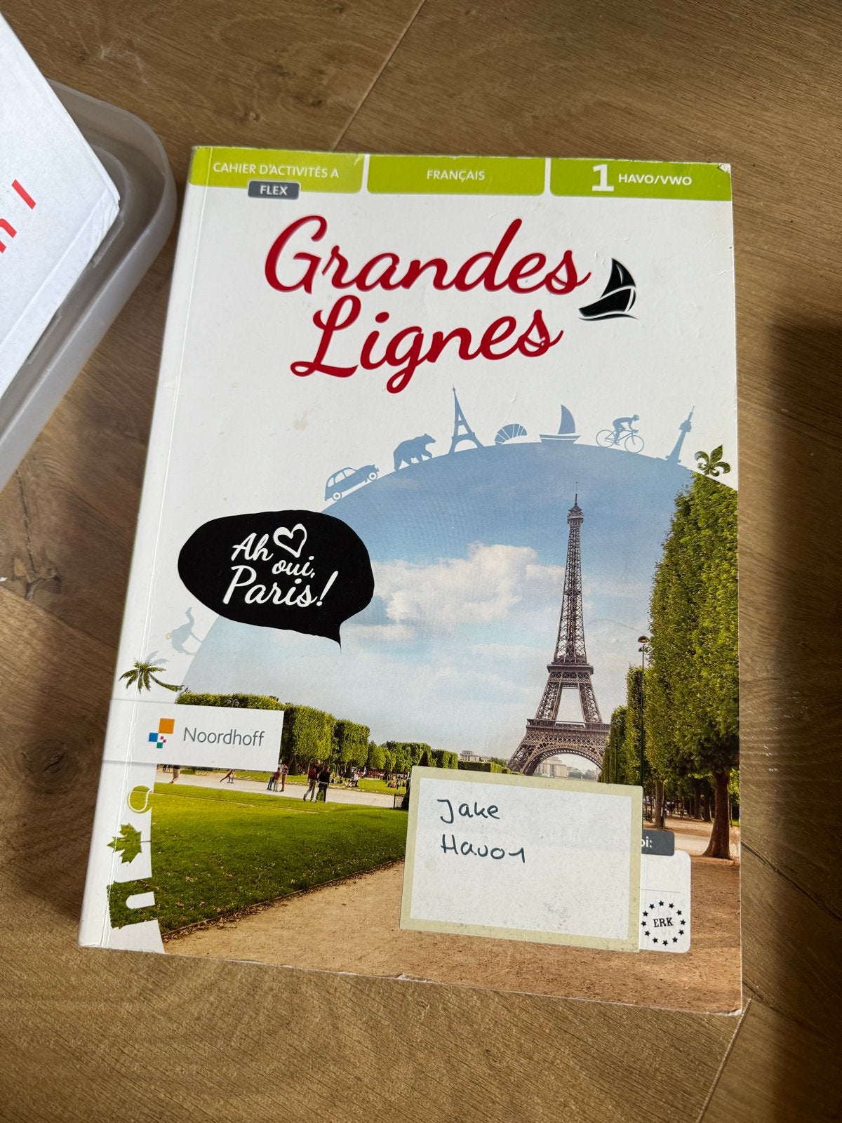 Grandes Lignes 1 HAVO/VWO Cahier d'activités A & B Flex, Ophalen of Verzenden, Zo goed als nieuw, Non-fictie