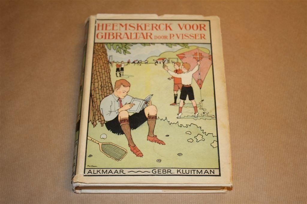 Heemskerck voor Gibraltar - P. Visser - Ca 1920, Ophalen of Verzenden