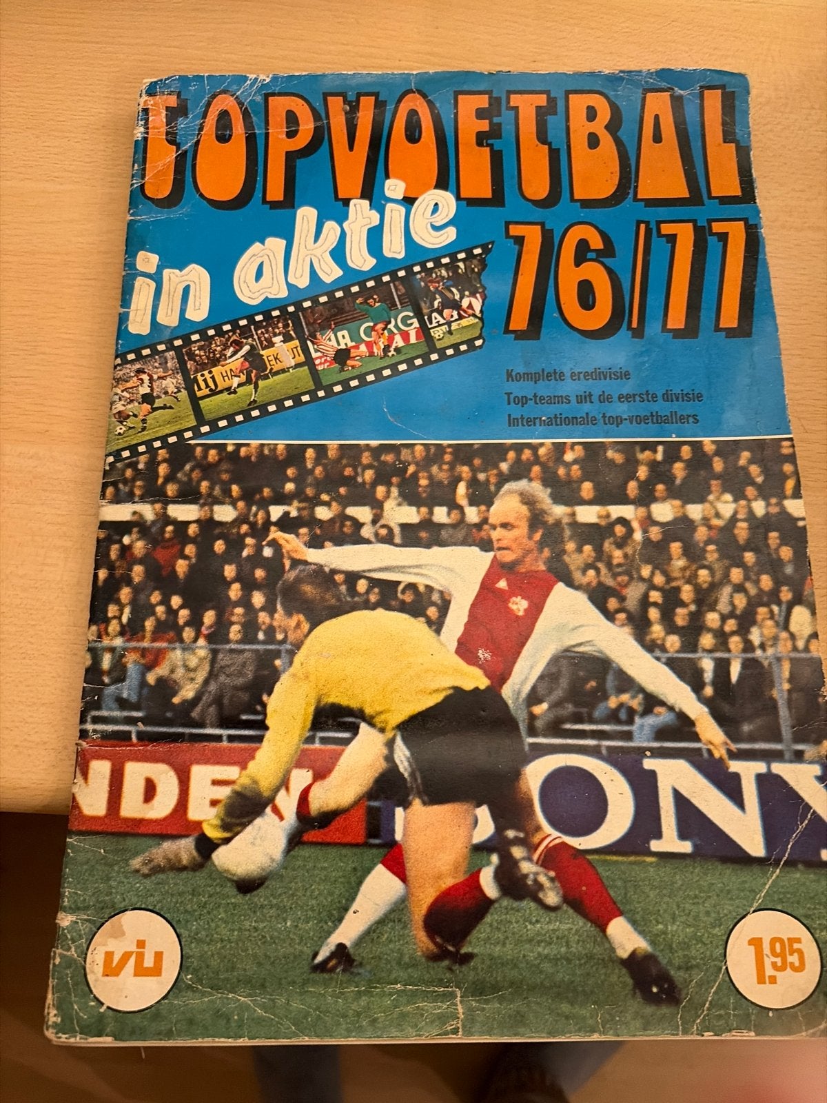 Topvoetbal in Aktie 76/77 - in Compleet voetbalplaatjesboek, Verzamelen, Ophalen of Verzenden, Gebruikt, Overige binnenlandse clubs