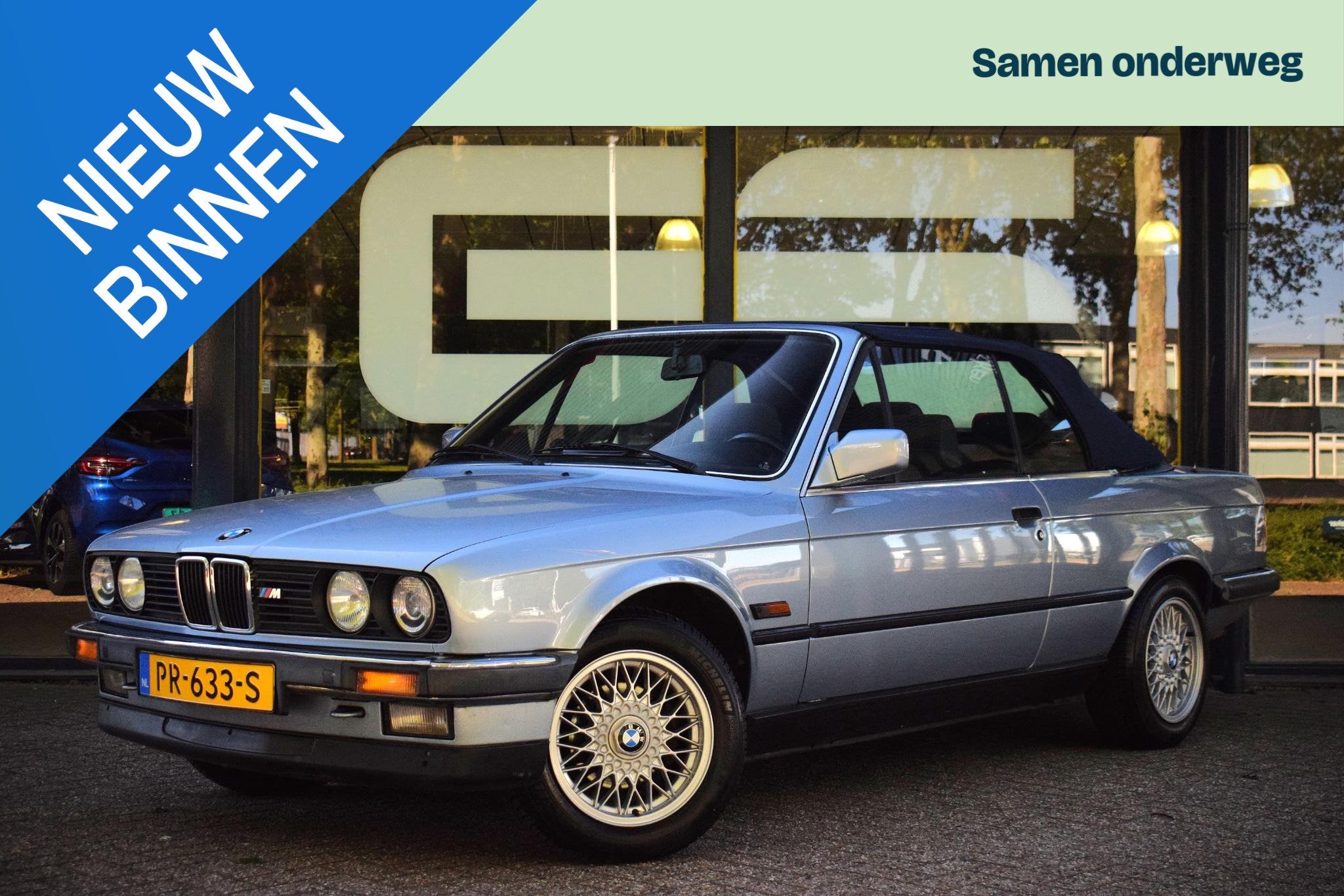 BMW 3-serie 320i M-Technics Cabrio |M interieur|, Gebruikt, Metallic lak, 129 pk, Handgeschakeld