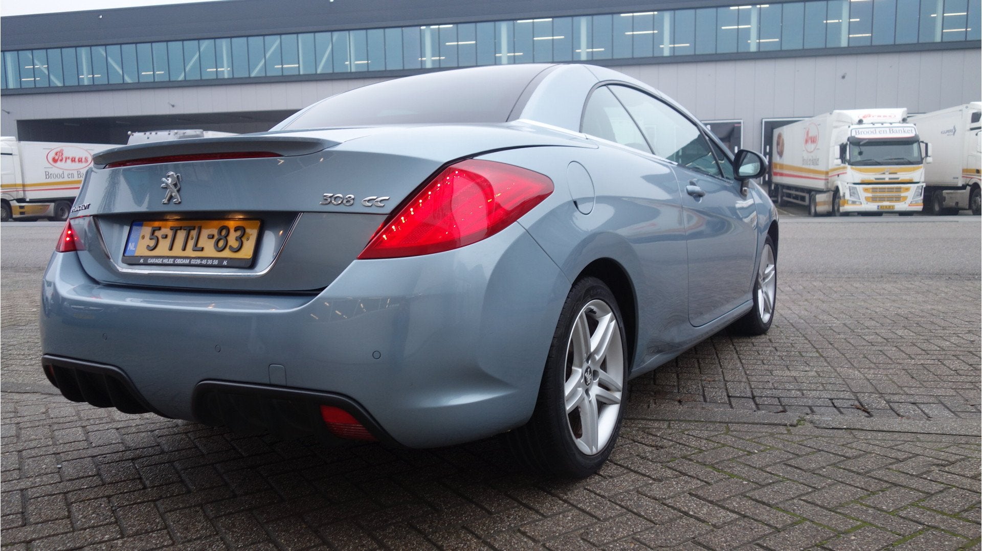 Peugeot 308 CC 1.6 VTi Sport (bj 2012), Auto's, Euro 5, Stof, Gebruikt, 4 cilinders