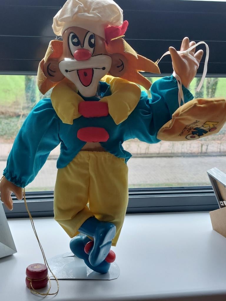 Kiko kinderpannenkoek clown Reclame item, Verzamelen, Merken en Reclamevoorwerpen, Ophalen of Verzenden, Zo goed als nieuw, Reclamebord