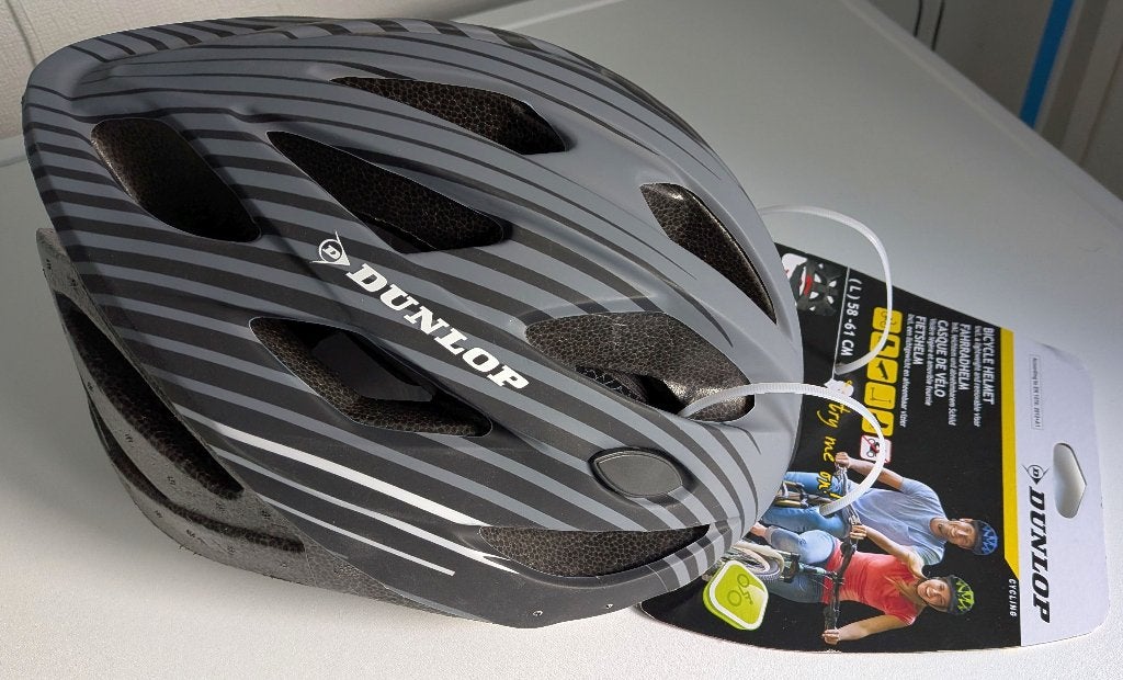 Dunlop fietshelm MV23-b met EN1078 keur medium nieuw., Nieuw, Ophalen of Verzenden, L, Heer of Dame