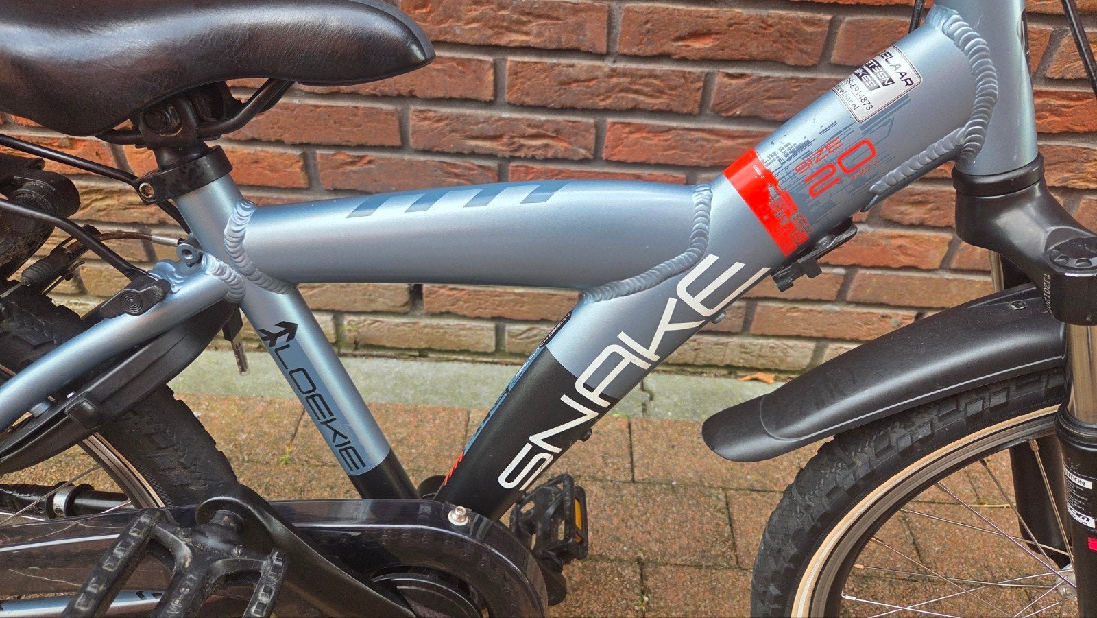 Zeer nette 20 inch Loekie Snake jongensfiets, Ophalen, Terugtraprem, Batavus Snake Alpina Trial Yabber cube bulls loekie sparta
