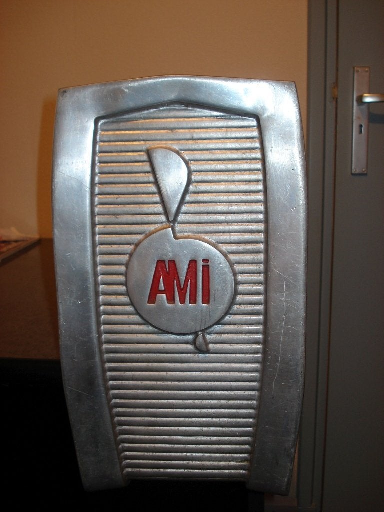 Aluminium Wallbox AMI  Stand    Jaren 50   Orgineel, Verzamelen, Ophalen of Verzenden, Gebruikt, 1950 tot 1960, Ami