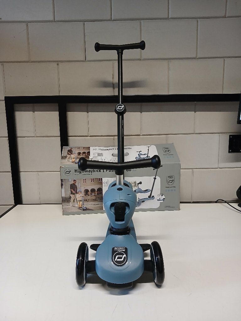 Scoot and ride Highwaykick 1 Push and go Steel ---- NIEUW!!