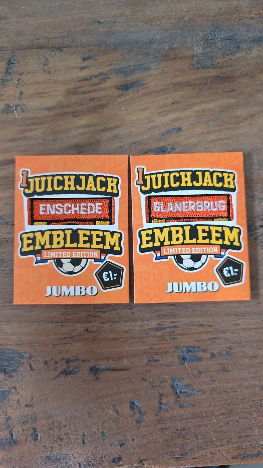 Juich Jack Embleem Enschede of en Glanerbrug, Lidl, Ophalen of Verzenden