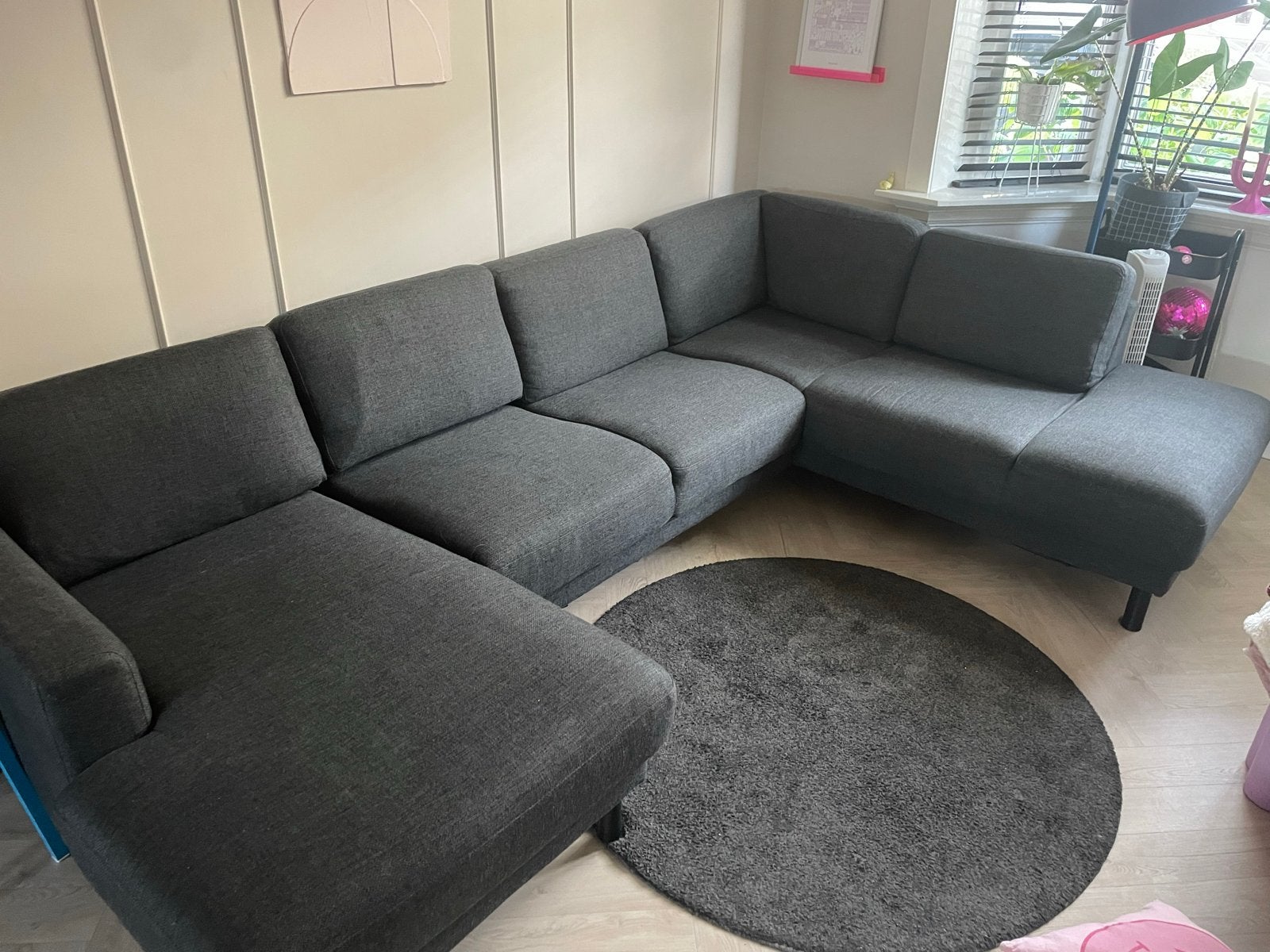 Comfortabele u-bank in goede staat, Huis en Inrichting, Ophalen, Hoekbank, 300 cm of meer, Zo goed als nieuw