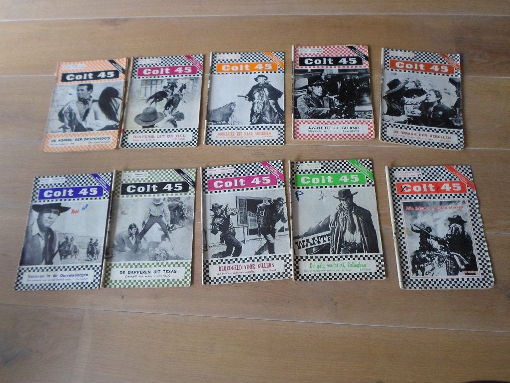 10 western Colt 45 boekjes, Boeken, Ophalen of Verzenden, Gelezen