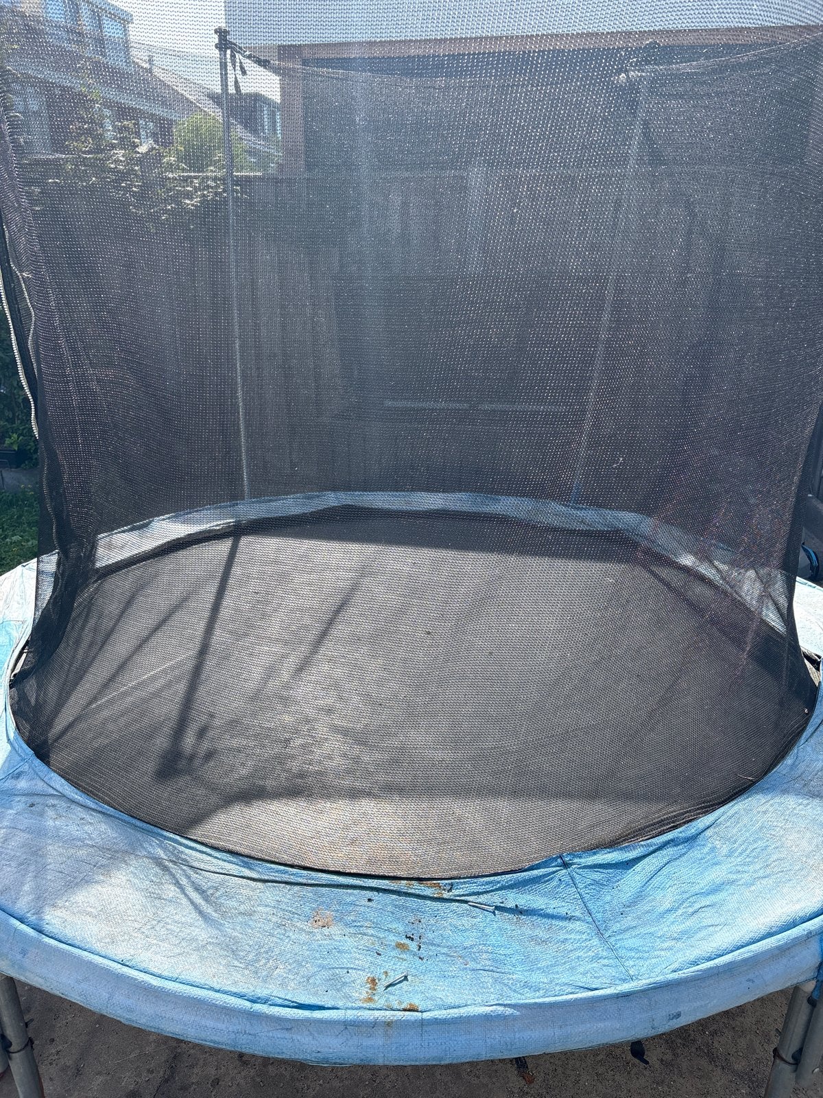 Trampoline met veiligheidsnet, Kinderen en Baby's, Speelgoed | Buiten | Trampolines, Ophalen, Gebruikt