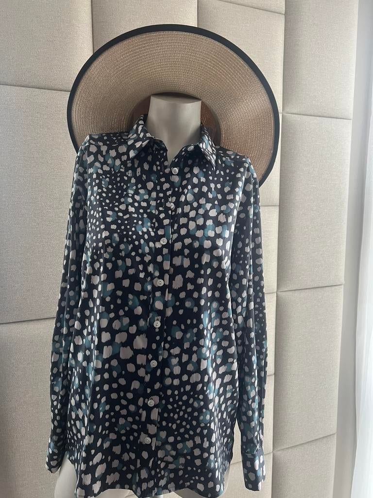 La Dress by Simone mooie blouse l/travelstof/maat xxs, Verzenden, Zo goed als nieuw, Maat 34 (XS) of kleiner